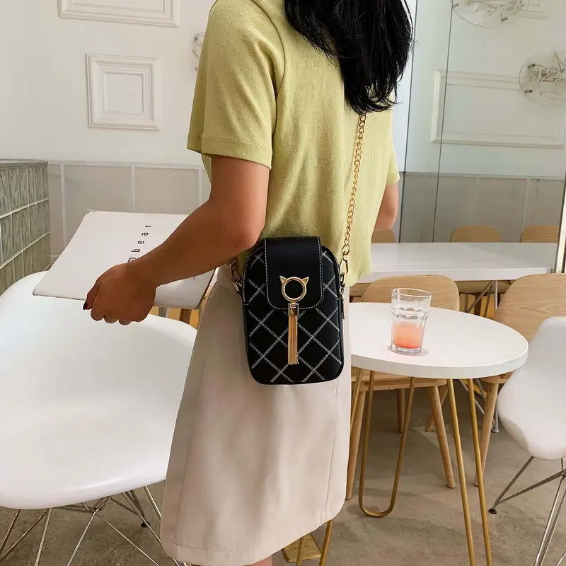 Women's 2019 new summer all-in-the-art mini-phone bag fashionable women's single-shoulder oblique | Багаж и сумки