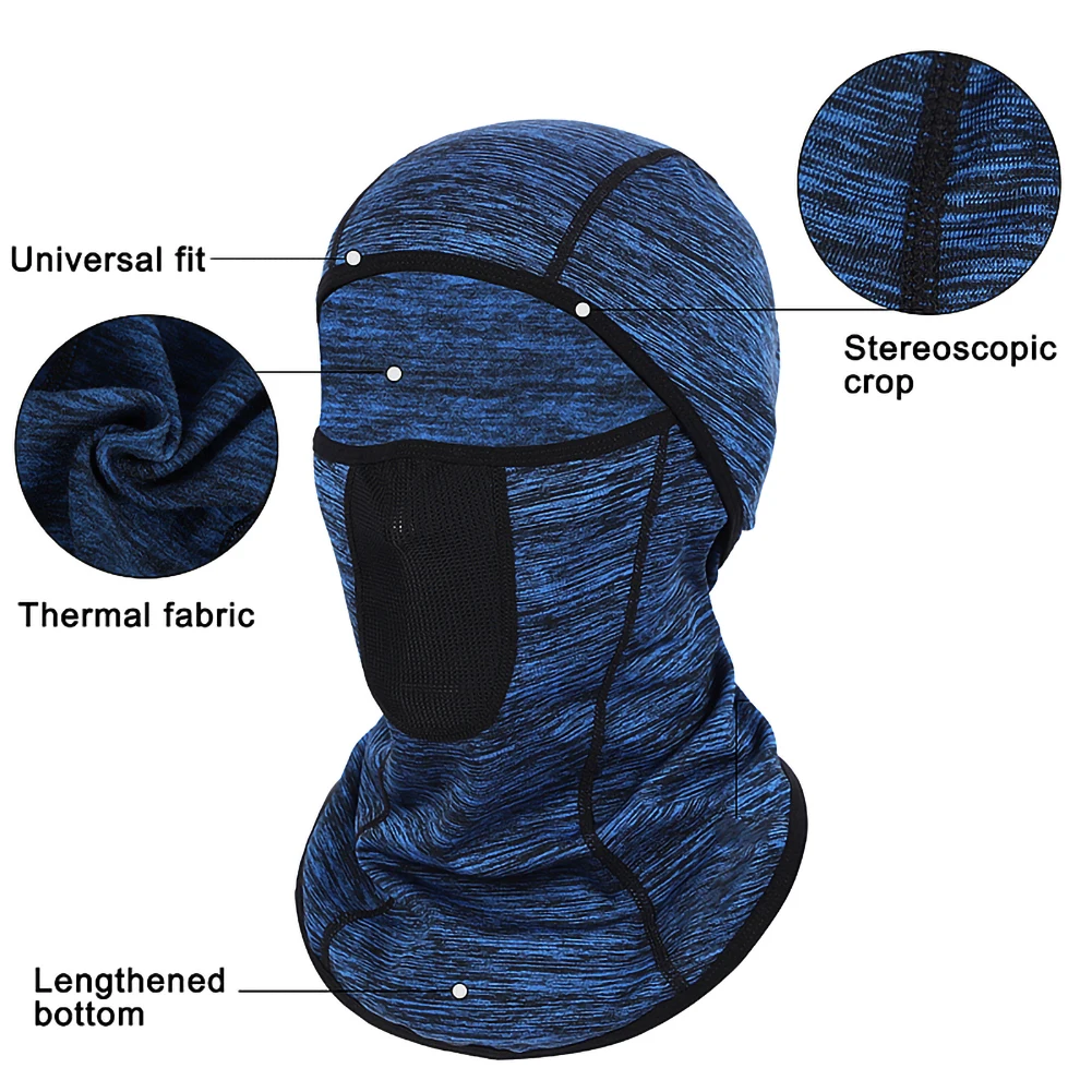 Эластичная флисовая ткань зимняя дышащая маска для лица мотоциклетная верховой