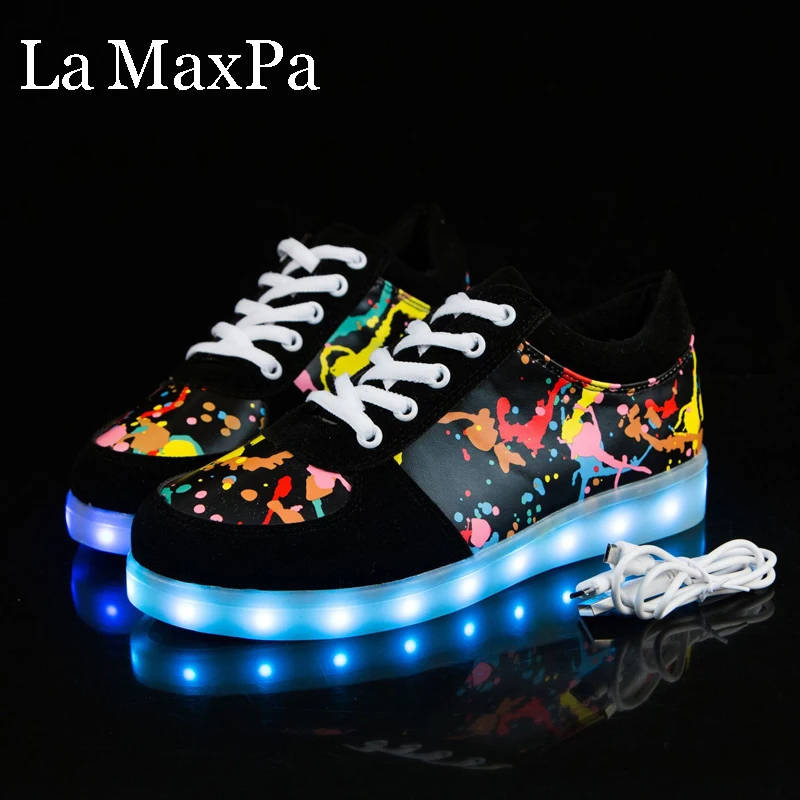 Size 27-42 USB Charging Children Glowing Sneakers with Light Shoes Luminous Sneakers for Boys Girls Krasovki with Backlight
Size 27-42 USB Charging Children Glowing Sneakers with Light Shoes Luminous Sneakers for Boys Girls Krasovki with Backlight