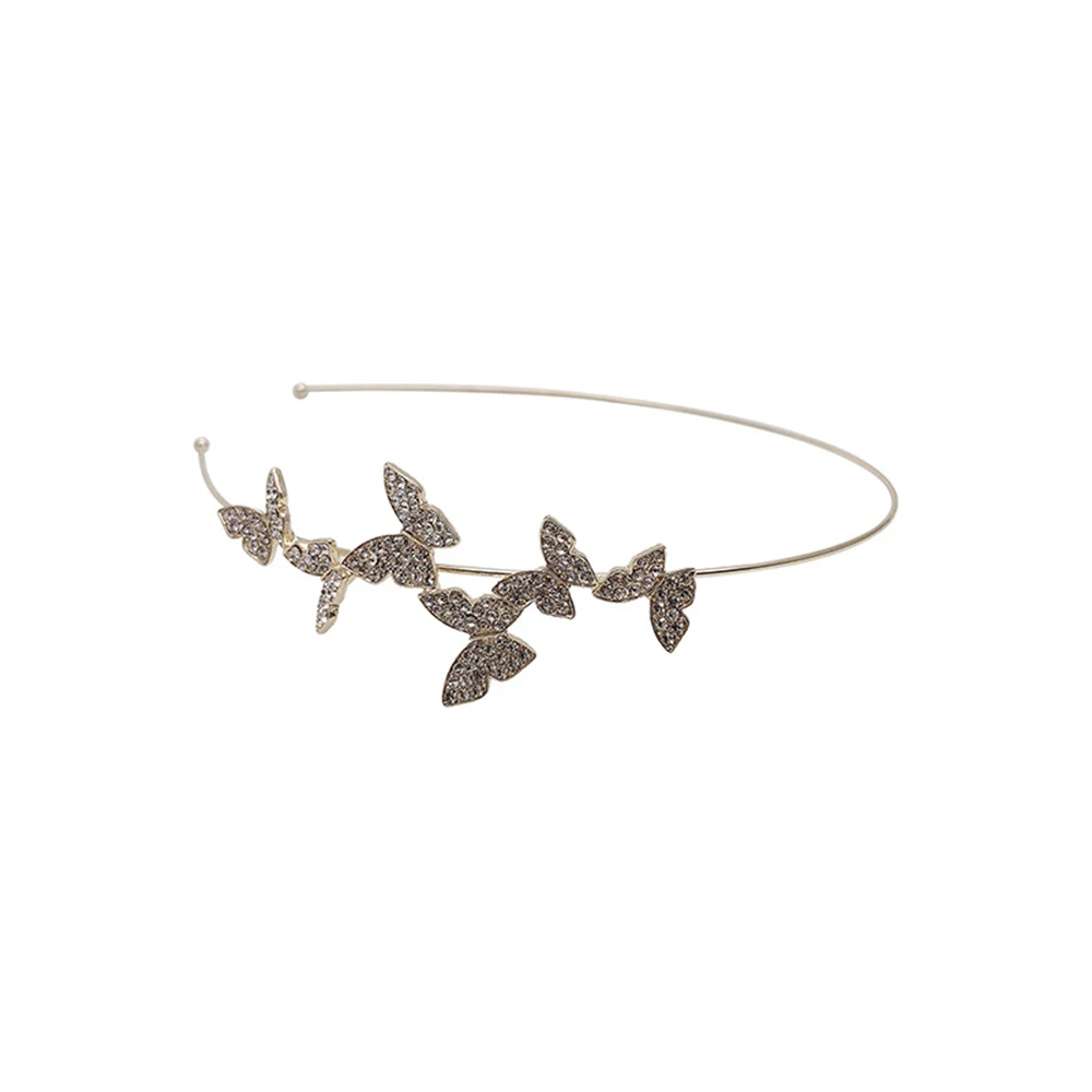 Electroplating butterfly headband French elegant headband hairpin fashion new pressure hair female headwear
Electroplating butterfly headband French elegant headband hairpin fashion new pressure hair female headwear