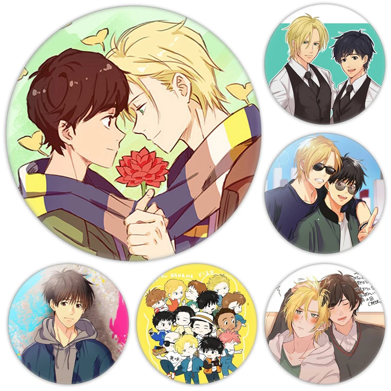 1 шт., значок, косплея Okumura Eiji, брошь, булавки, коллекция Ash Lynx, Значки для рюкзака, одежды
1 шт., значок, косплея Okumura Eiji, брошь, булавки, коллекция Ash Lynx, Значки для рюкзака, одежды