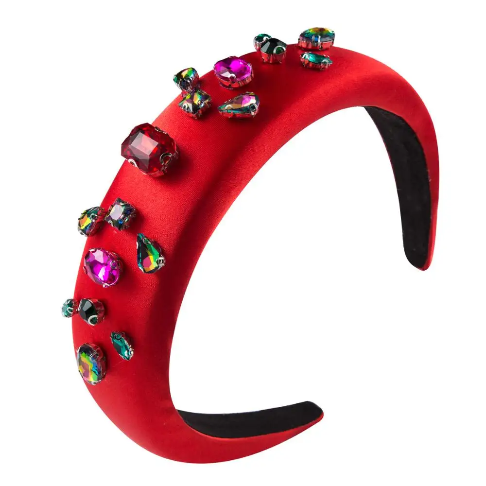 Fashion Bohemia Solid Color Sponge Headband Colorful Shiny Rhinestone Hair Accessories For Women Party Hairband Elegant Headwear
Fashion Bohemia Solid Color Sponge Headband Colorful Shiny Rhinestone Hair Accessories For Women Party Hairband Elegant Headwear
