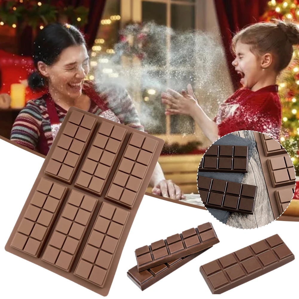 Chocolate Mold Fondant Patisserie Candy Bar Mould Cake mode Decoration kitchen Baking Silicone Mold Accessories
Chocolate Mold Fondant Patisserie Candy Bar Mould Cake mode Decoration kitchen Baking Silicone Mold Accessories
