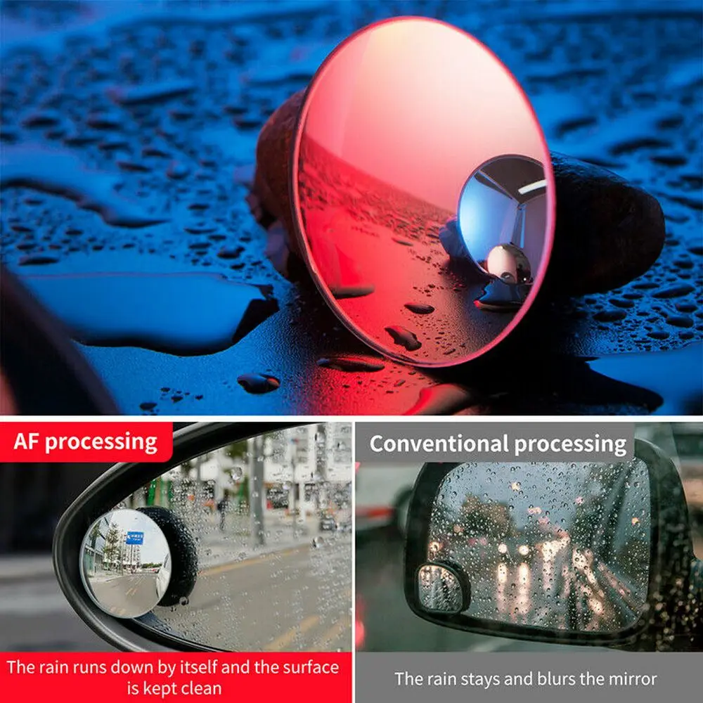 2pcs Car 360 Degree Framless Blind Spot Mirror Wide Angle Auto Rearview Mirror 360 Degree Reverse Assist Blind Spot Mirror
2pcs Car 360 Degree Framless Blind Spot Mirror Wide Angle Auto Rearview Mirror 360 Degree Reverse Assist Blind Spot Mirror
