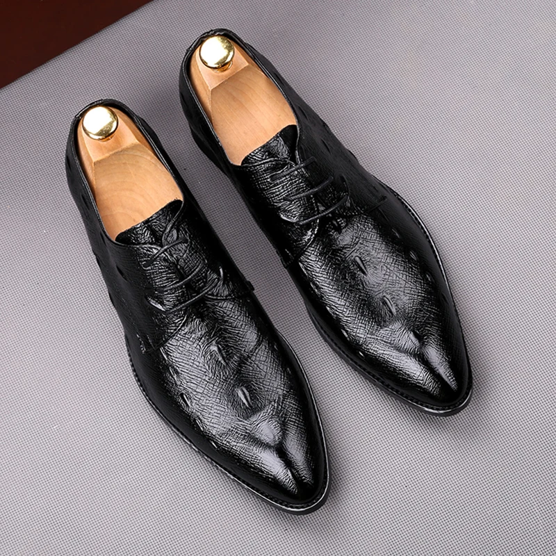 British style men's fashion cow leather shoes comfortable lace-up shoe black brown party banquet dress zapatos hombre chaussures
British style men's fashion cow leather shoes comfortable lace-up shoe black brown party banquet dress zapatos hombre chaussures