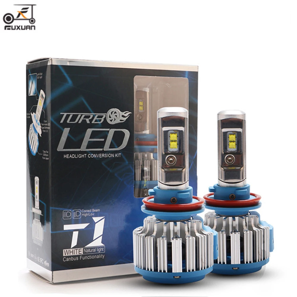 

FUXUAN Car Headlight H7 H4 LED H8/H11 HB3/9005 HB4/9006 H1 H3 9012 H13 9004 9007 70W 7000lm Auto Bulb Headlamp 6000K Light