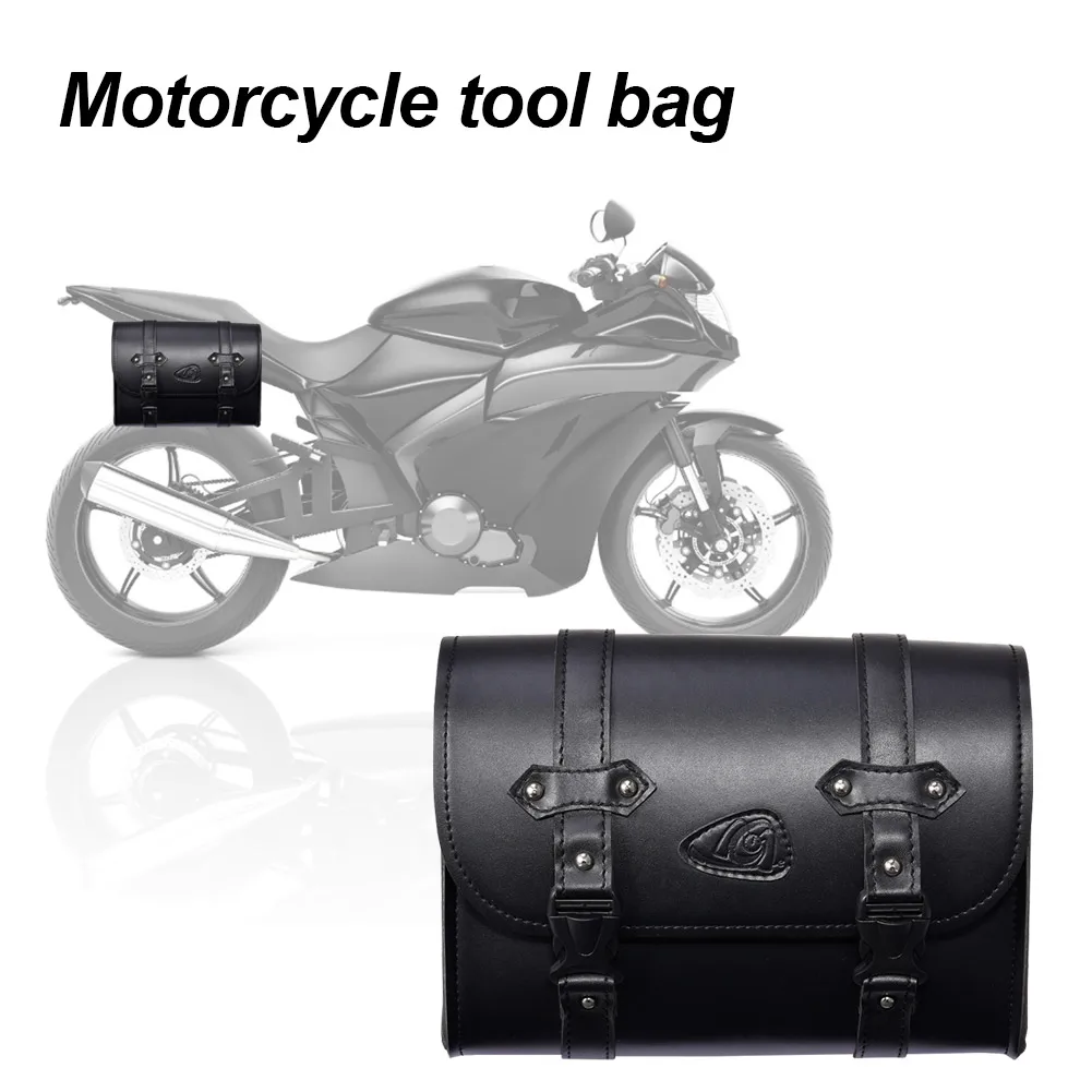 

Motorcycle Tool Bag Universal Rear Saddle Bag Large Capacity Front Forks Bag Handlebar Bag For Sportster Moto Accessories