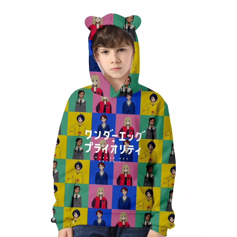 Худи с кошачьими ушками в стиле хип-хоп для мальчиков и девочек 2-14 лет
Худи с кошачьими ушками в стиле хип-хоп для мальчиков и девочек 2-14 лет