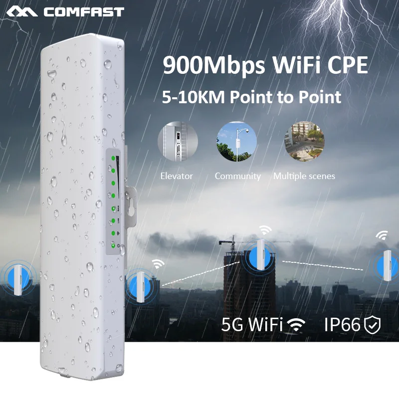 Сток COMFAST дальность 5 км открытый беспроводной маршрутизатор AP Wi-Fi мост 900 Мбит/с 5 ГГц WIFI CPE 12dBi Wi-Fi антенна Nanostation Route
Сток COMFAST дальность 5 км открытый беспроводной маршрутизатор AP Wi-Fi мост 900 Мбит/с 5 ГГц WIFI CPE 12dBi Wi-Fi антенна Nanostation Route