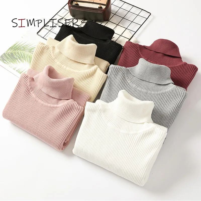 Turtleneck Pullovers Women Thick Bottoming Sweaters Ladies Knitted Tops Pink Green White Black Femme Pull Womens Tops Clothes
Turtleneck Pullovers Women Thick Bottoming Sweaters Ladies Knitted Tops Pink Green White Black Femme Pull Womens Tops Clothes
