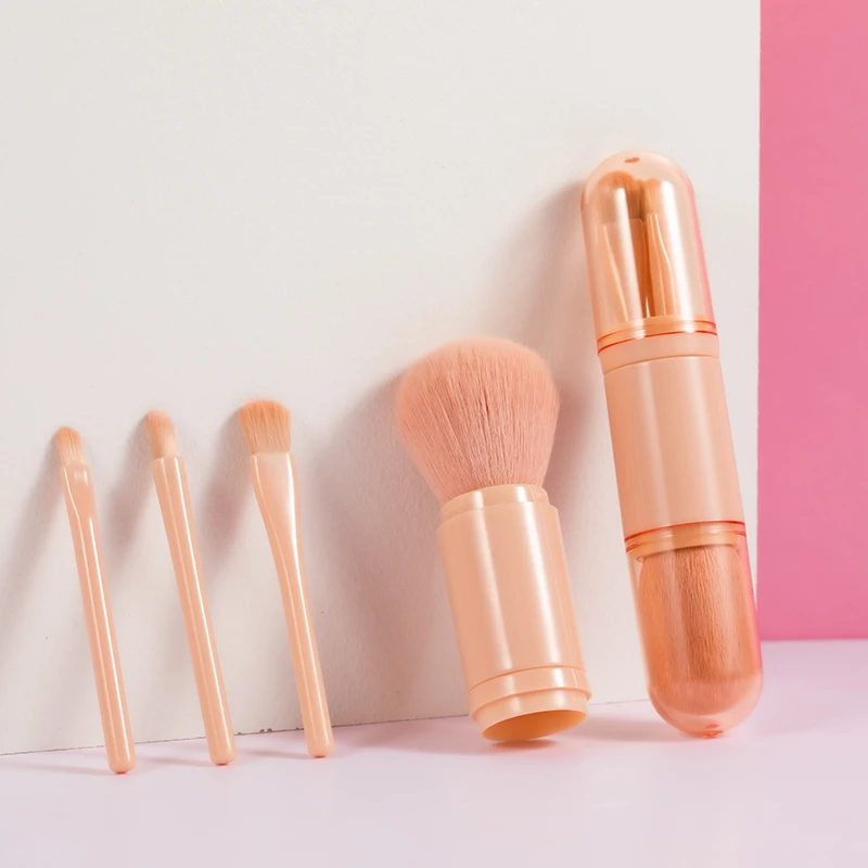 Portable Spin Cosmetic Eye Shadow Lip Gloss Concealer Convenient Makeup Brushes Adjustable 4 in 1 Women Travel Tools
Portable Spin Cosmetic Eye Shadow Lip Gloss Concealer Convenient Makeup Brushes Adjustable 4 in 1 Women Travel Tools