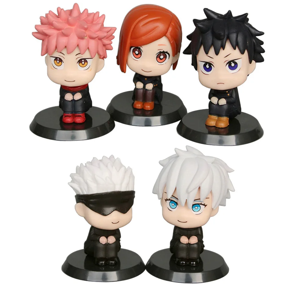 5pcs/set Q Version Anime Figure Toys Anime Jujutsu Kaisen Figure Yuji Itadori Gojo Satori PVC Action Figure Toys Kid Gift
5pcs/set Q Version Anime Figure Toys Anime Jujutsu Kaisen Figure Yuji Itadori Gojo Satori PVC Action Figure Toys Kid Gift