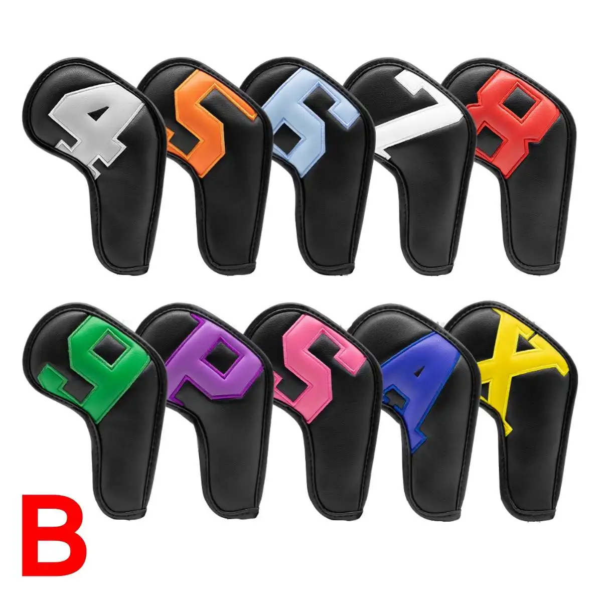 10PCS Colorful Number Golf Iron Head Covers Iron Headovers Wedges Covers 4-9 ASPX Golf fan supplies
10PCS Colorful Number Golf Iron Head Covers Iron Headovers Wedges Covers 4-9 ASPX Golf fan supplies