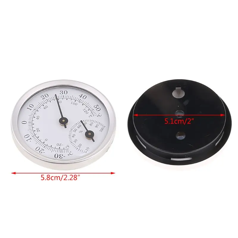 Mini Alloy Aluminum Wall Mounted Temperature Humidity Meter Thermometer & Hygrometer For Sauna Room Household
Mini Alloy Aluminum Wall Mounted Temperature Humidity Meter Thermometer & Hygrometer For Sauna Room Household