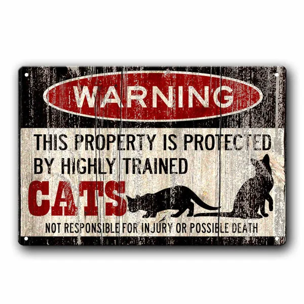Funny Cat Sign Cat Warning Sign Vintage Tin Metal Sign Bar Club Cafe Garage Wall Decor Farm Decor Art
Funny Cat Sign Cat Warning Sign Vintage Tin Metal Sign Bar Club Cafe Garage Wall Decor Farm Decor Art