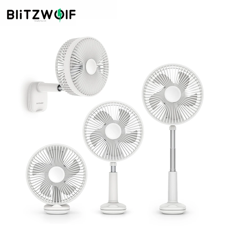 BlitzWolf BW-F4 5 лезвий выдвижной зажим складной веер настенный ЖК-дисплей настольный вентилятор воздушный охладитель три скорости ветра с регул...
BlitzWolf BW-F4 5 лезвий выдвижной зажим складной веер настенный ЖК-дисплей настольный вентилятор воздушный охладитель три скорости ветра с регул...