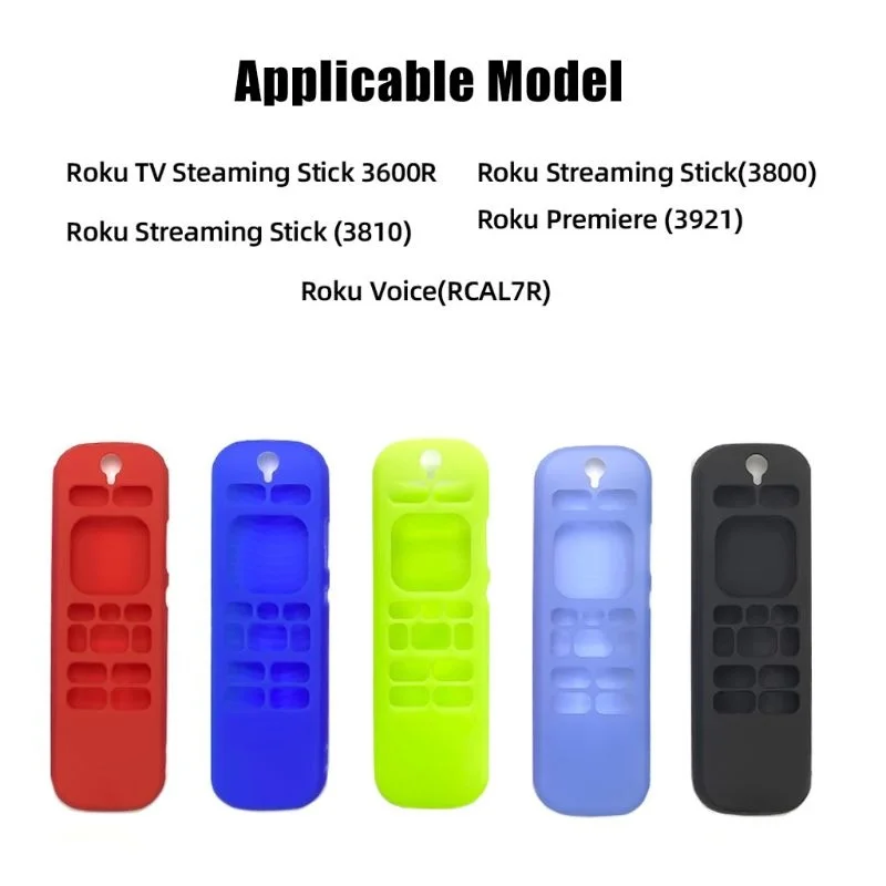 Dustproof Soft Silicone Case Remote Control Protective Cover For TCL-Roku 3600R RCAL7R 3921 3800 3810 Remote Controller
Dustproof Soft Silicone Case Remote Control Protective Cover For TCL-Roku 3600R RCAL7R 3921 3800 3810 Remote Controller