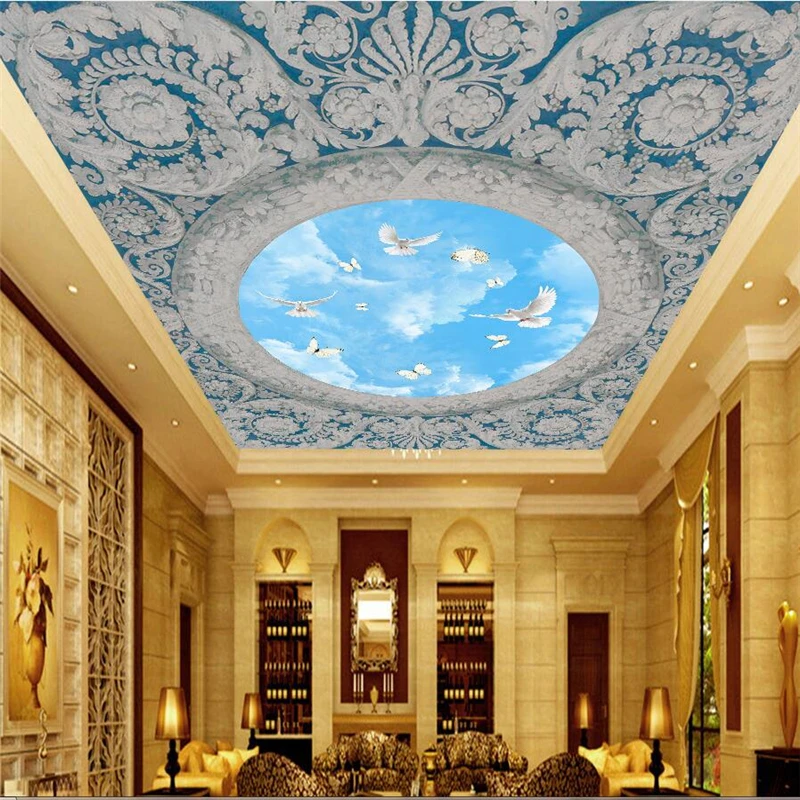 Custom Photo Mural 3d Wallpaper European Gypsum Line Embossed Blue Sky White Cloud Creative Ceiling Decorative Painting 3d обои
Custom Photo Mural 3d Wallpaper European Gypsum Line Embossed Blue Sky White Cloud Creative Ceiling Decorative Painting 3d обои