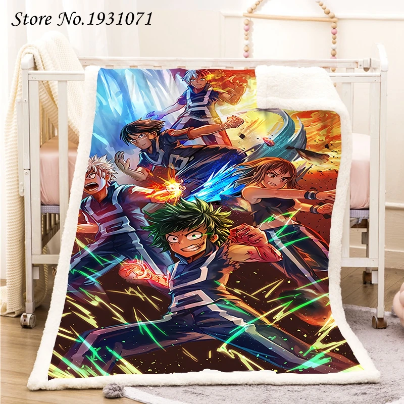 Anime My Hero Academia 3D Printed Fleece Blanket for Beds Thick Quilt Fashion Bedspread Sherpa Throw Blanket Adults Kids 11
Anime My Hero Academia 3D Printed Fleece Blanket for Beds Thick Quilt Fashion Bedspread Sherpa Throw Blanket Adults Kids 11