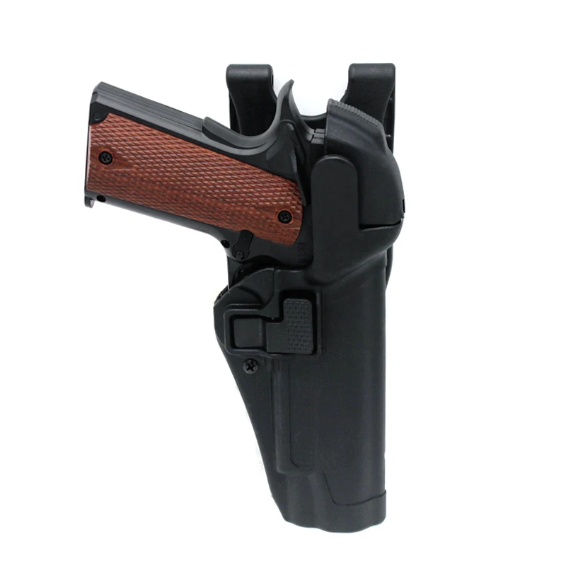 Tactical CQC Level 3 Duty Holster with Jacket Slot Belt Loop for Colt 1911 Handguns Right Hand
Tactical CQC Level 3 Duty Holster with Jacket Slot Belt Loop for Colt 1911 Handguns Right Hand