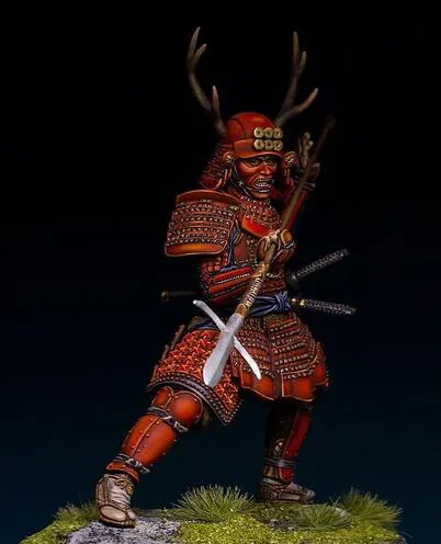 1/24 старинный воин стенд с доспехами модельная фигурка из смолы наборы