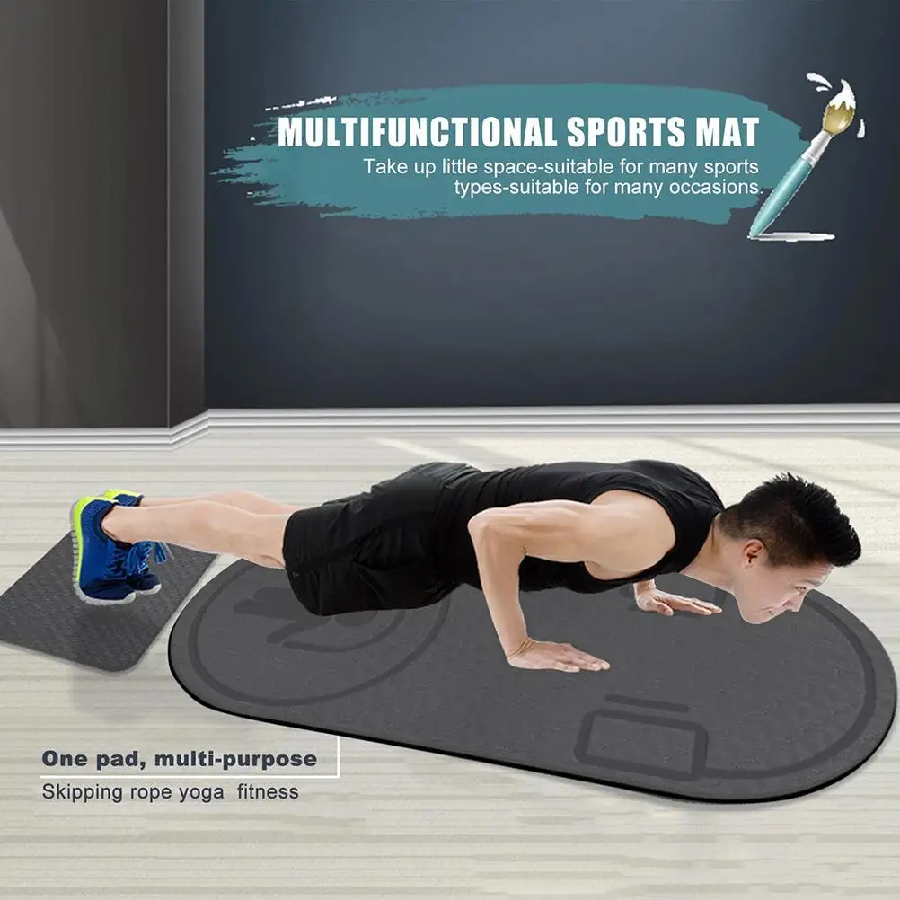 0.6cm Silent Jump Rope Yoga Mat High Density Mats Aerobics Skipping Buffer Pad Non-Slip Sports Fitness Cushion Floor Yoga Mat
0.6cm Silent Jump Rope Yoga Mat High Density Mats Aerobics Skipping Buffer Pad Non-Slip Sports Fitness Cushion Floor Yoga Mat