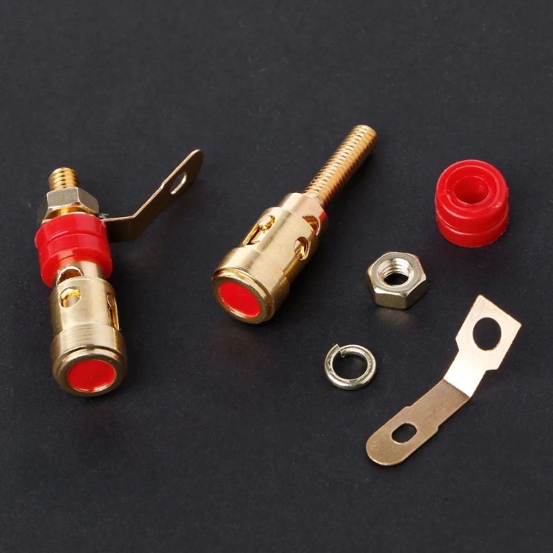 10Pcs/Set Brass Speaker Binding Post Spring Loaded Press Subwoofer Basket Terminal
10Pcs/Set Brass Speaker Binding Post Spring Loaded Press Subwoofer Basket Terminal