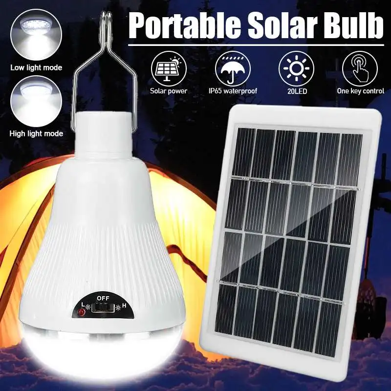 Portable Solar Light 30W Solar Powered Energy Lamps 6V 20 LED Bulb for Outdoors Camping Light Tent Lamp Portable Solar Light
Portable Solar Light 30W Solar Powered Energy Lamps 6V 20 LED Bulb for Outdoors Camping Light Tent Lamp Portable Solar Light