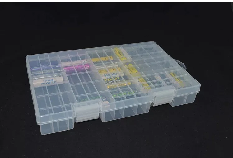 Super volume Transparent Plastic Battery Storage Box for placed 100pcs AAA AA Battery Holder Container coverd finish kit box
Super volume Transparent Plastic Battery Storage Box for placed 100pcs AAA AA Battery Holder Container coverd finish kit box
