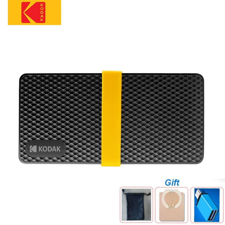 Внешний жесткий диск KODAK X200 Type C USB3.1 Gen 2 1 ТБ ssd 512 ГБ 256 128 портативный мини накопитель для MacBook ПК|Внешние SSD| |