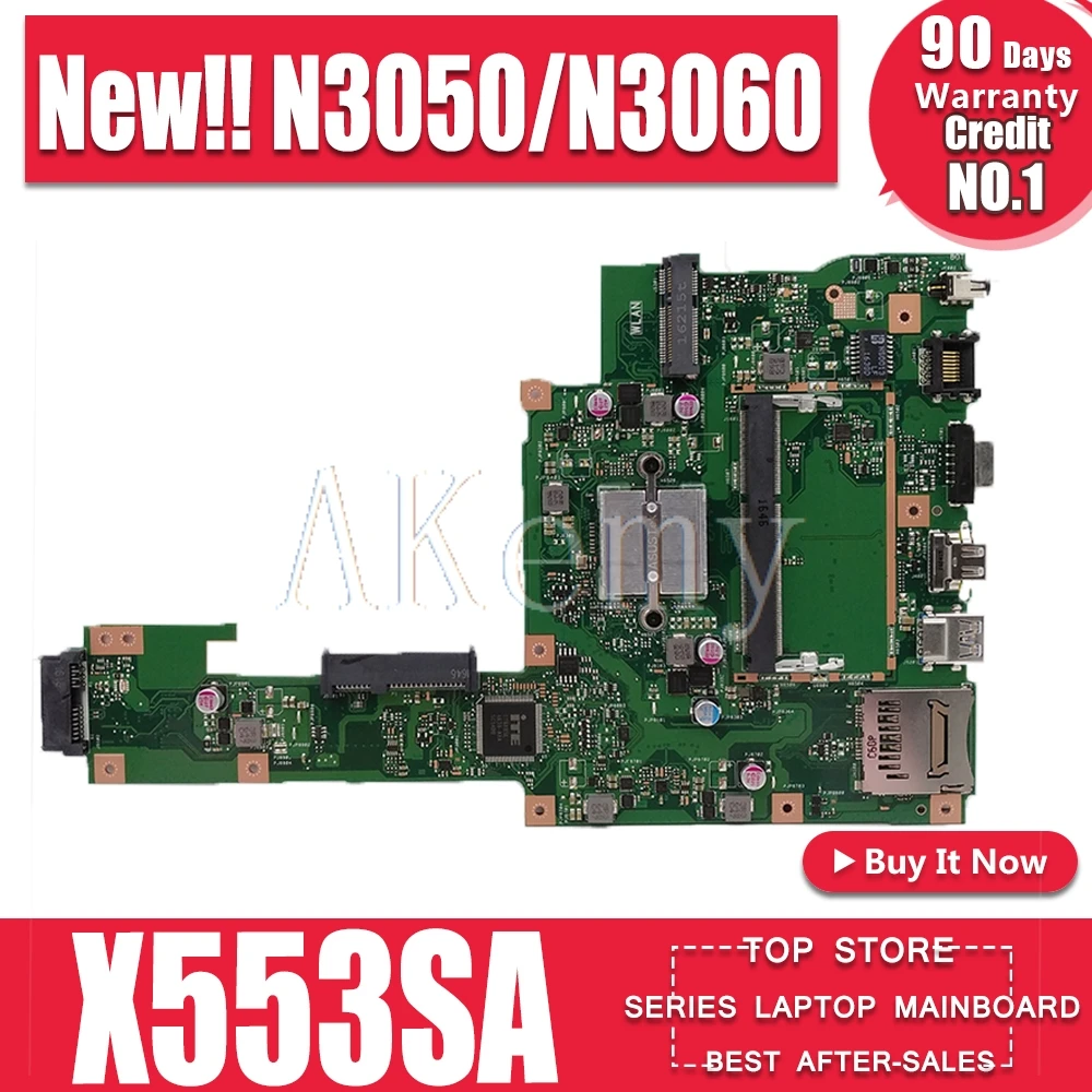 Новинка! Akemy X553SA материнская плата для Asus X553SA X553S X553SA F553S A553S материнская плата 100% тест OK W/ N3050/N3060 CPU
Новинка! Akemy X553SA материнская плата для Asus X553SA X553S X553SA F553S A553S материнская плата 100% тест OK W/ N3050/N3060 CPU