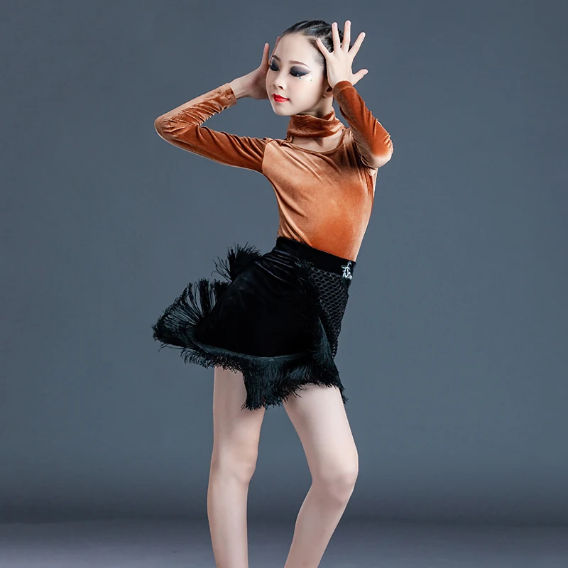 2022 Latin Dance Practice Clothes For Girls Latin Dance Clothes Velvet Split Suit Latin Dance Skirt Performance Clothes 130-160
2022 Latin Dance Practice Clothes For Girls Latin Dance Clothes Velvet Split Suit Latin Dance Skirt Performance Clothes 130-160