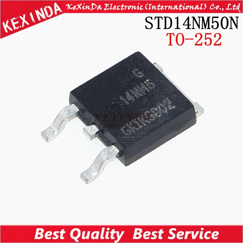 10 шт./лот STD14NM50N 14NM50N 14NM50 TO-252 Новый и оригинальный | Электронные компоненты