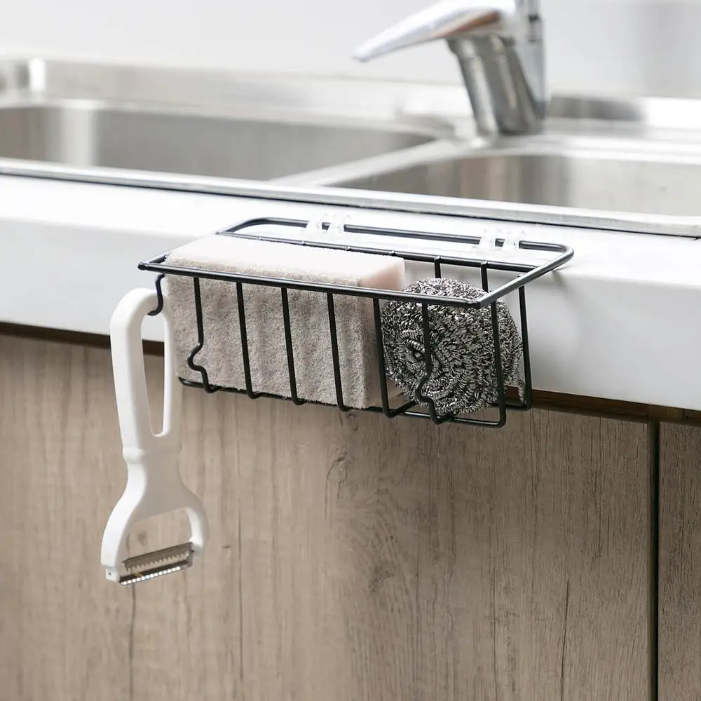 Wall Mounted Wrought Iron Sink Rack Pool Rag Draining Shelf Kitchen Sink Sponge Storage Rack Holder kitchen items dish rack
Wall Mounted Wrought Iron Sink Rack Pool Rag Draining Shelf Kitchen Sink Sponge Storage Rack Holder kitchen items dish rack