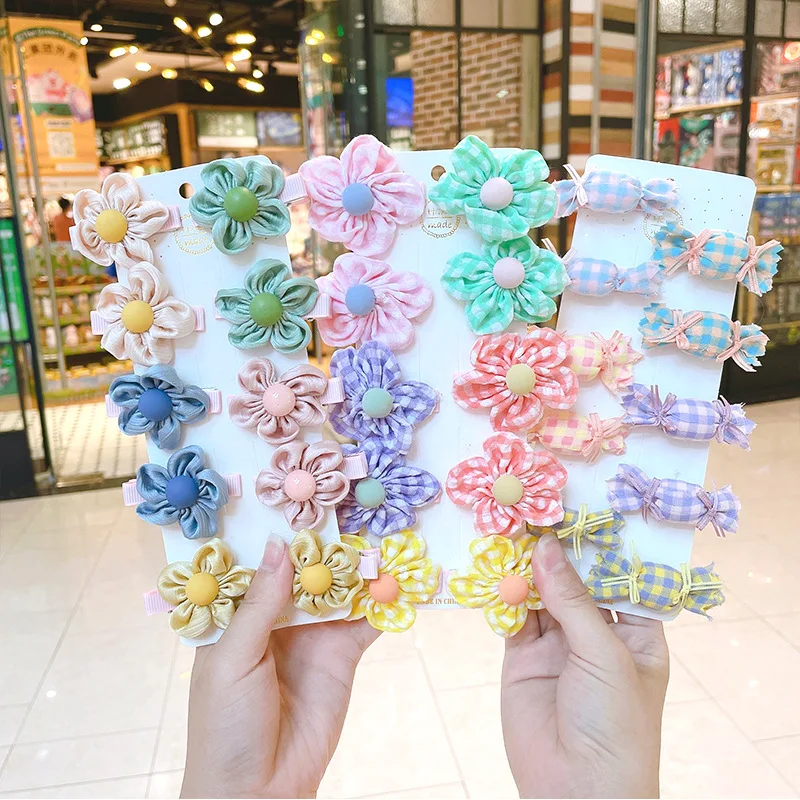 10Pcs/Set Baby Girls Flower Candy Hair Clips Sweet Handmade Hair Bows Barrettes Children Kids Hair Accessories Gift Hairpins
10Pcs/Set Baby Girls Flower Candy Hair Clips Sweet Handmade Hair Bows Barrettes Children Kids Hair Accessories Gift Hairpins