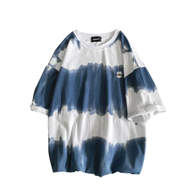 2021 New Summer Men's Short-sleeved Men's Loose Couples Original Gradient Tie-dye Half-sleeved T-shirt 
2021 New Summer Men's Short-sleeved Men's Loose Couples Original Gradient Tie-dye Half-sleeved T-shirt
