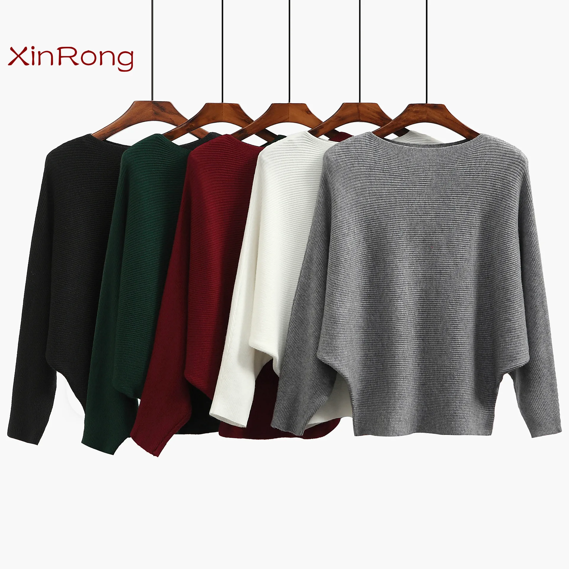 Europe And The United States 2021 Spring And Autumn New Women's Knitwear One-word Neck Bat Sleeve Pullover Loose Women's Sweater
Europe And The United States 2021 Spring And Autumn New Women's Knitwear One-word Neck Bat Sleeve Pullover Loose Women's Sweater