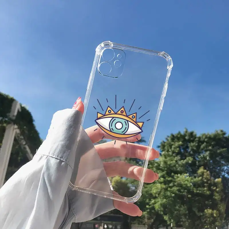 Evil Eye Third Eye Phone Case Transparent for Clear iPhone 11 12 8 7 6 6S XS MAX Plus X 5S SE 2020 XR mini pro
Evil Eye Third Eye Phone Case Transparent for Clear iPhone 11 12 8 7 6 6S XS MAX Plus X 5S SE 2020 XR mini pro