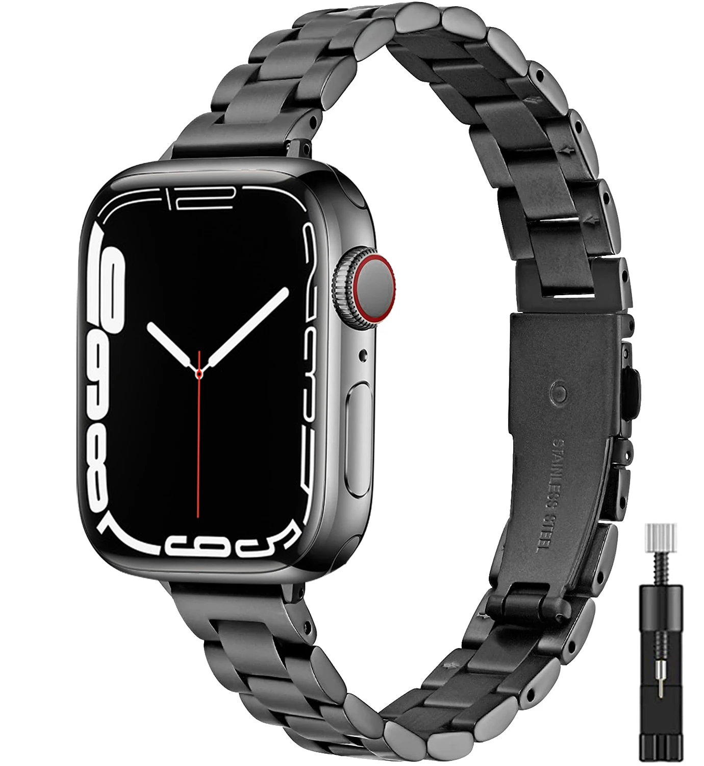 Ремешок из нержавеющей стали для apple watch band, тонкий браслет для iwatch series 3 4 5 6 SE 7, 44 мм 40 мм 45 мм 41 мм 38 мм 42 мм
Ремешок из нержавеющей стали для apple watch band, тонкий браслет для iwatch series 3 4 5 6 SE 7, 44 мм 40 мм 45 мм 41 мм 38 мм 42 мм