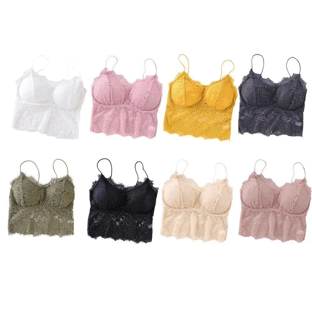 1pcs Fashion Women Bra Underwear Ladies Sexy Lace Bra Padded Summer Women Tank Chest Underwear Tops Wrap Vest Tops Bralette B4P8
1pcs Fashion Women Bra Underwear Ladies Sexy Lace Bra Padded Summer Women Tank Chest Underwear Tops Wrap Vest Tops Bralette B4P8