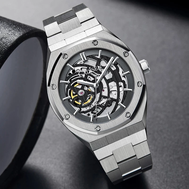 Часы наручные CADISEN NH70A Мужские механические, полностью стальные, водостойкие, серебристые, 100 м
Часы наручные CADISEN NH70A Мужские механические, полностью стальные, водостойкие, серебристые, 100 м