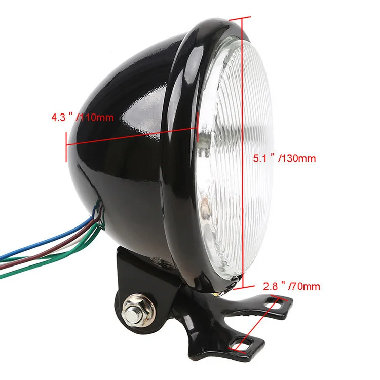 1PC Black Motorcycle Headlight Head Lamp Retro Vintage Headlight For Cafe Racer Bobber Custom Motorcyclist
1PC Black Motorcycle Headlight Head Lamp Retro Vintage Headlight For Cafe Racer Bobber Custom Motorcyclist