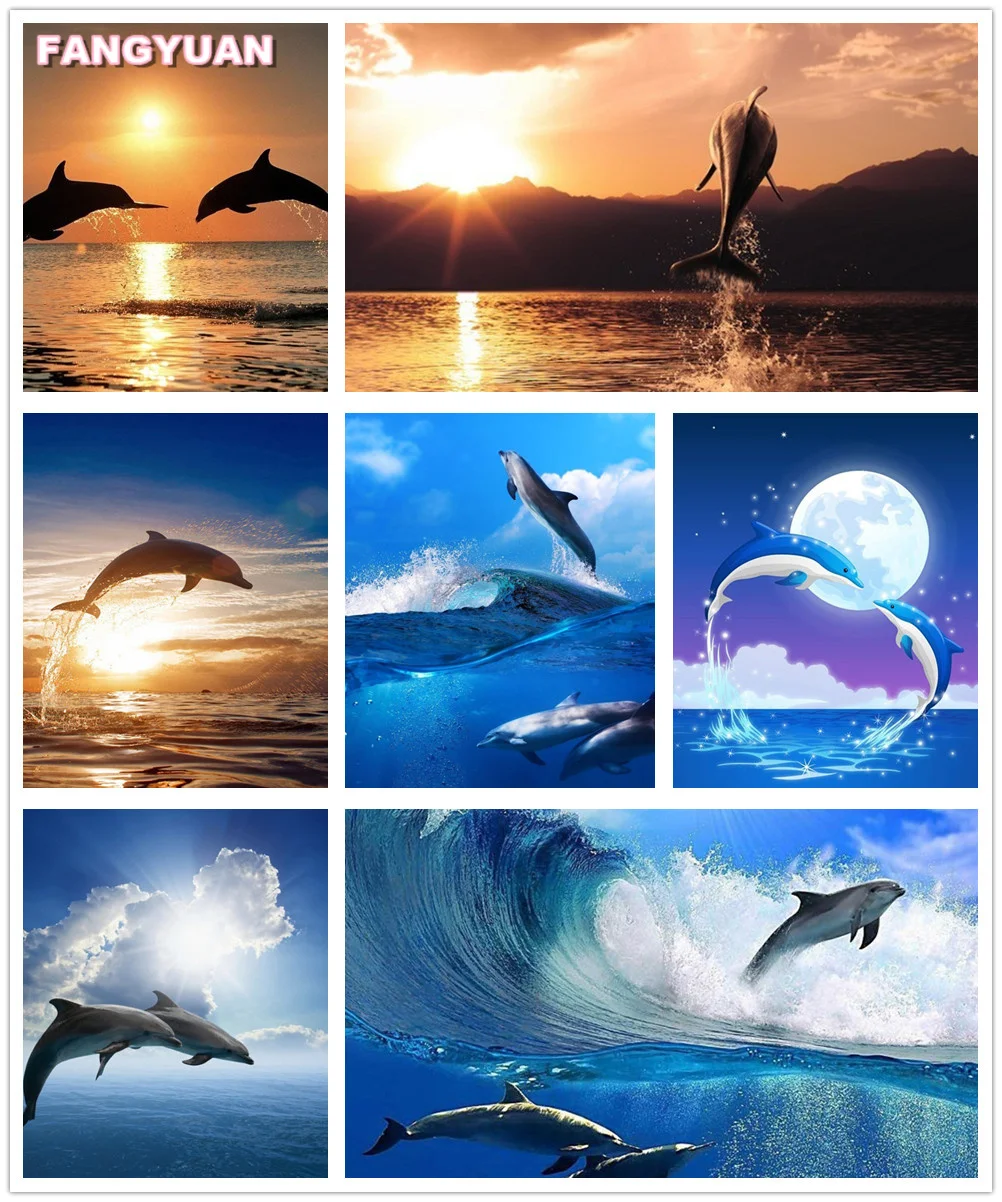 Scenic Diy 5D Diamond Art Painting Accessories Sea Moon Dolphin Full Drill Diamond Embroidery Mosaic Cross Stitch Kit Home Decor
Scenic Diy 5D Diamond Art Painting Accessories Sea Moon Dolphin Full Drill Diamond Embroidery Mosaic Cross Stitch Kit Home Decor