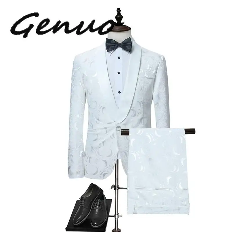 Mens Hipster White Rose Wedding Suit (Jacket+Pants) 2019 Brand Slim Fit One Button Blazer Jacket Men Dinner Prom Stage Costumes
Mens Hipster White Rose Wedding Suit (Jacket+Pants) 2019 Brand Slim Fit One Button Blazer Jacket Men Dinner Prom Stage Costumes