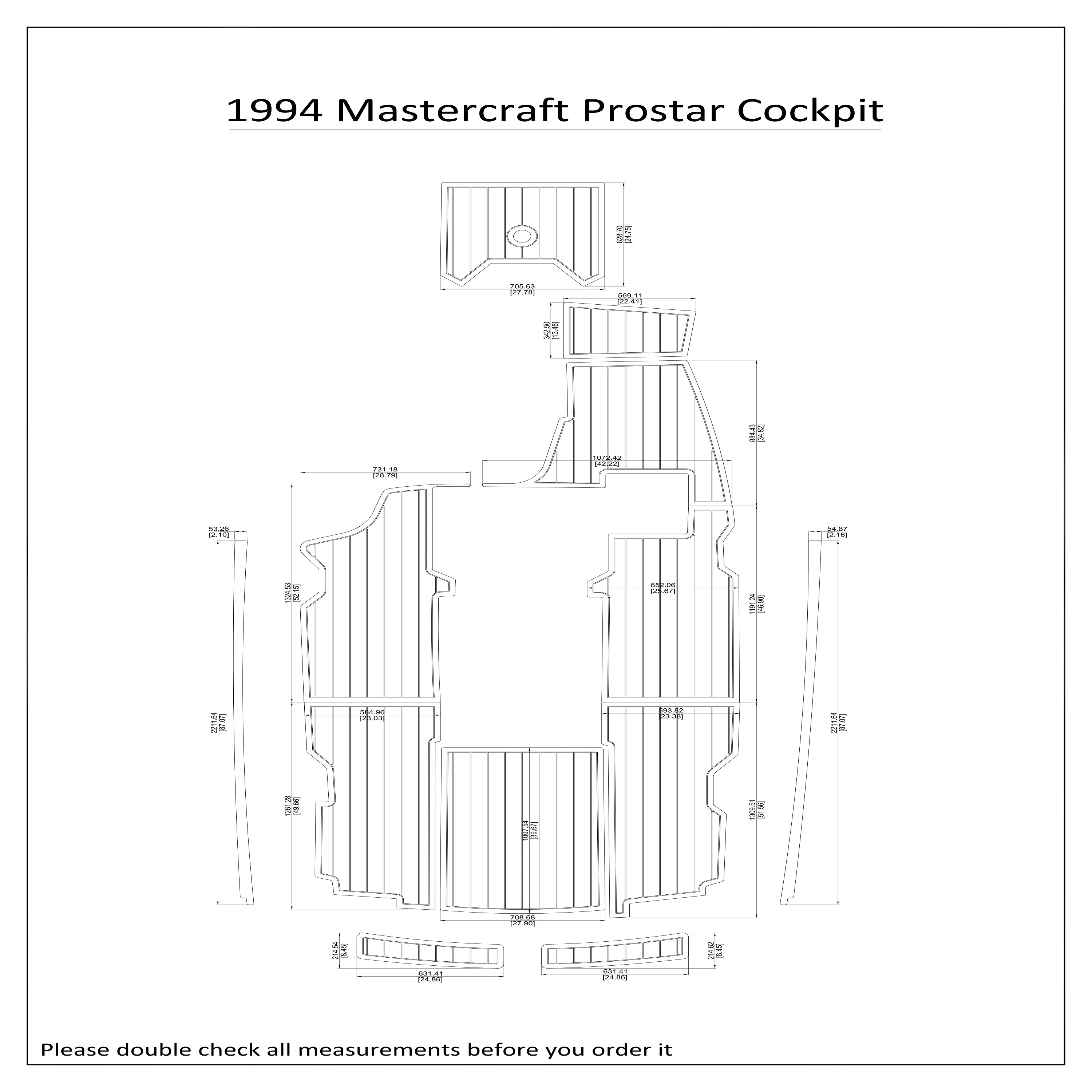 1994 Mastercraft Prostar кабина лодки EVA искусственный пенопласт Тиковый напольный коврик
1994 Mastercraft Prostar кабина лодки EVA искусственный пенопласт Тиковый напольный коврик