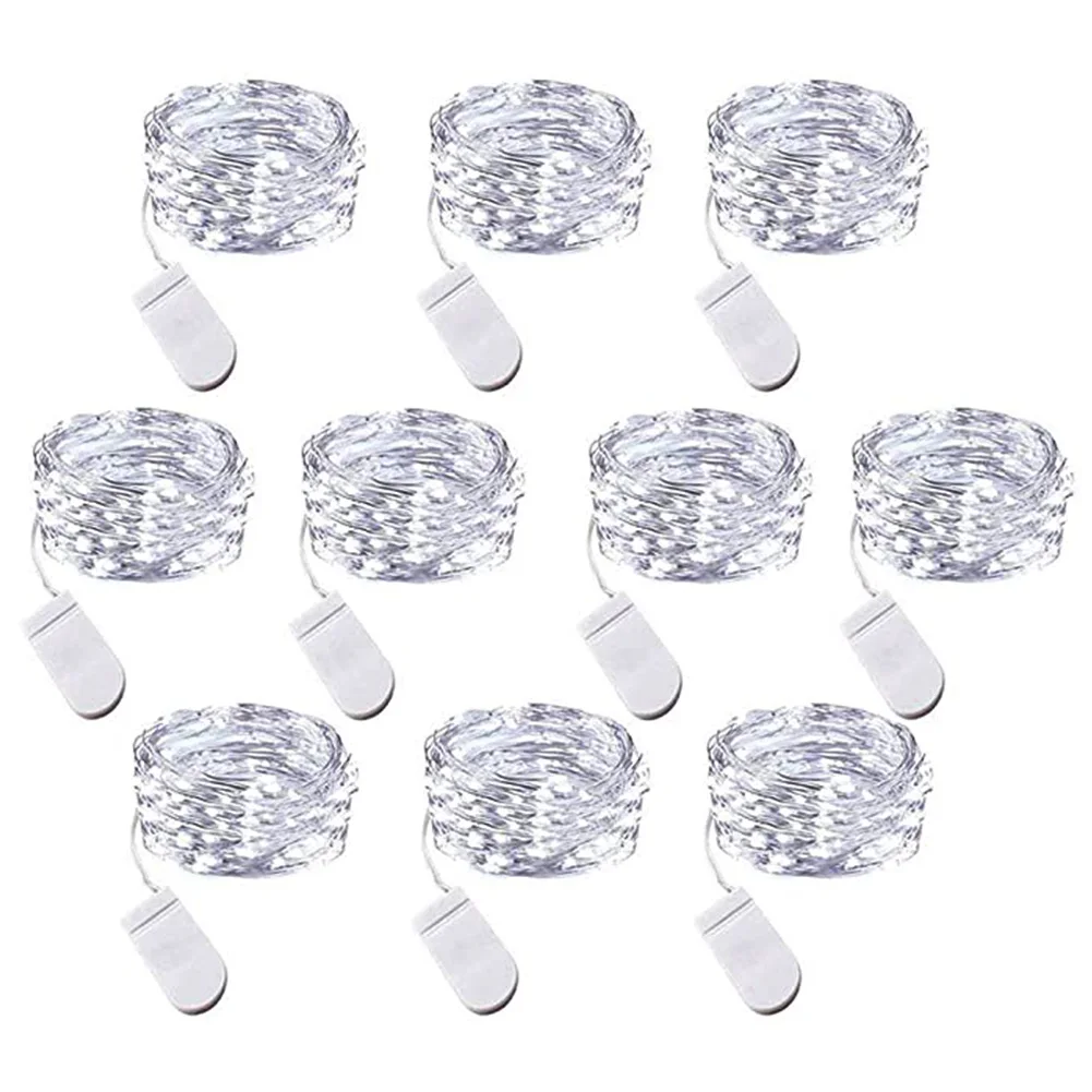 Led String Lights Copper Wire Lights 10 LED Bulbs Bedroom Home Party Wedding family Festival Decoration White decorations 10PCS
Led String Lights Copper Wire Lights 10 LED Bulbs Bedroom Home Party Wedding family Festival Decoration White decorations 10PCS