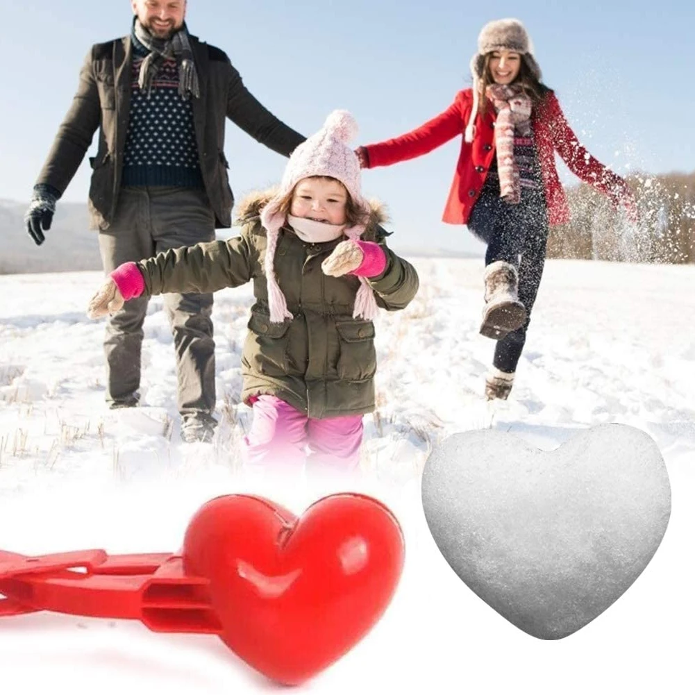 8cm Heart Snowball Maker Winter Plastic Snowball Maker Clip Kids Outdoor Sand Snow Ball Mold Toys Fight Clip Toy Play Snow Tool
8cm Heart Snowball Maker Winter Plastic Snowball Maker Clip Kids Outdoor Sand Snow Ball Mold Toys Fight Clip Toy Play Snow Tool