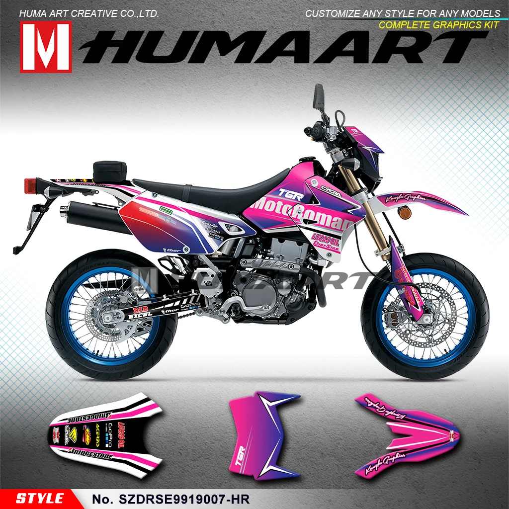 HUMAART MX Decals Motorcycle Vinyl Stickers for DRZ400SM DRZ 400 Enduro KLX 400R 2002 2003 2004, Customizable
HUMAART MX Decals Motorcycle Vinyl Stickers for DRZ400SM DRZ 400 Enduro KLX 400R 2002 2003 2004, Customizable