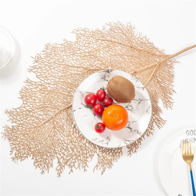 Hollow Leaves Placemat Anti-scalding Bowl Mat Coaster Dining Table Decor Western Food Placemats Creative Ginkgo Biloba Table Mat
Hollow Leaves Placemat Anti-scalding Bowl Mat Coaster Dining Table Decor Western Food Placemats Creative Ginkgo Biloba Table Mat