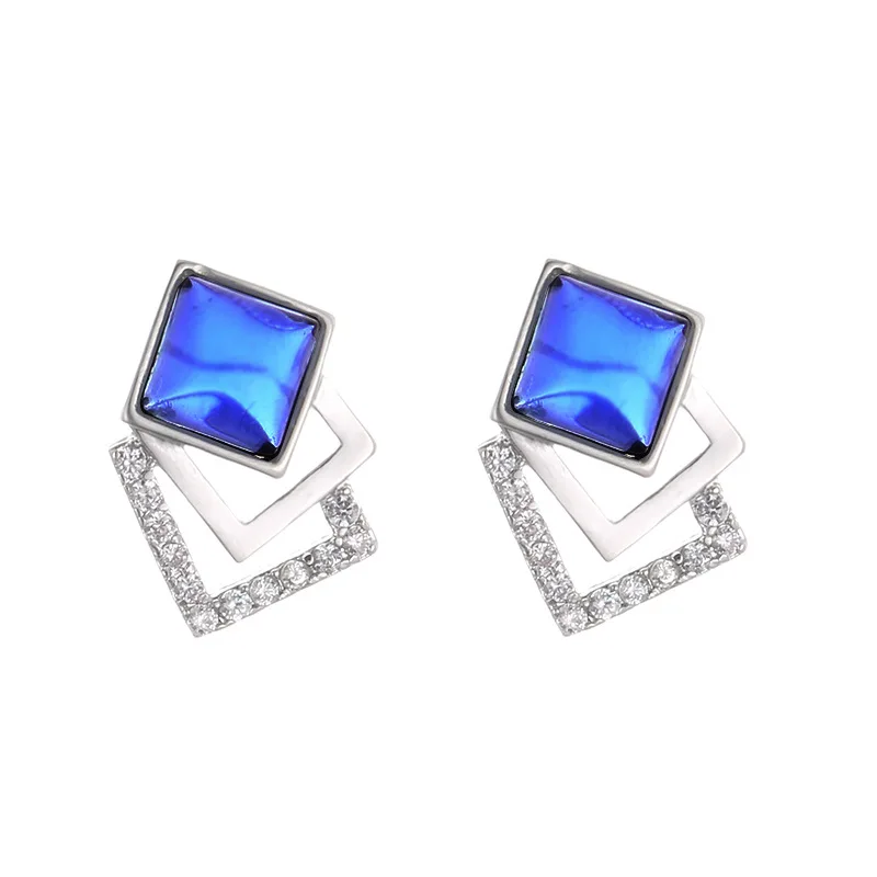 Luxury Female Crystal Zircon Geometry Stud Earrings Simplicity Square Earrings Trendy Wedding Pendant Earrings For Women Jewelry
Luxury Female Crystal Zircon Geometry Stud Earrings Simplicity Square Earrings Trendy Wedding Pendant Earrings For Women Jewelry